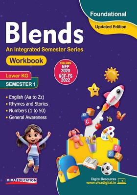 Blends Workbook Lower KG Semester 1 (Updated Edition)