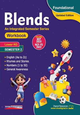 Blends Workbook Lower KG Semester 2 (Updated Edition)