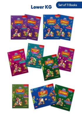 Viva Smart Study: Lower KG, Set Of 11 Books