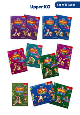 Viva Smart Study: Upper KG, Set Of 11 Books